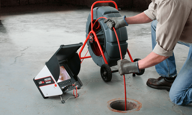 Video Pipe Inspection in Schriever